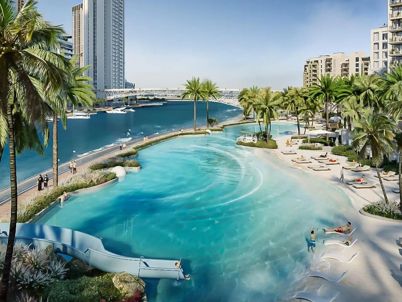 Luxury 2-Bed Retreat With Stunning Creek Views Apartment Dubai
